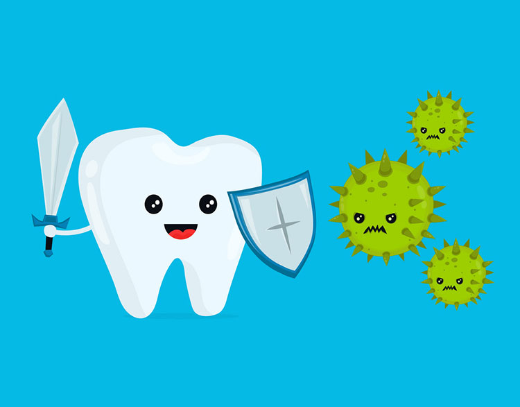 tooth vs bacteria