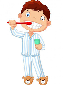 tooth brushing