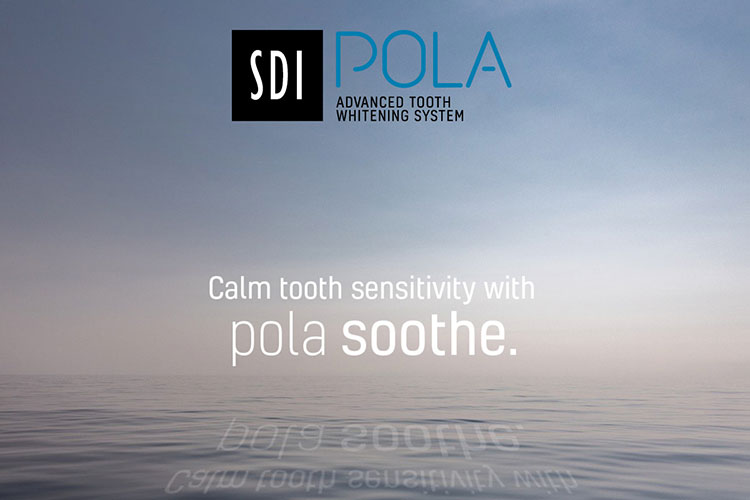 advertising photo of Pola soothe in a sea background
