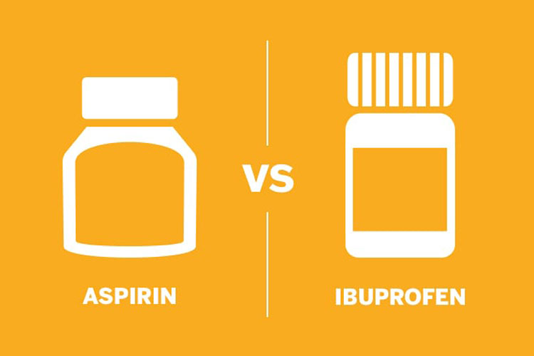 comparison between aspirin and ibuprofen