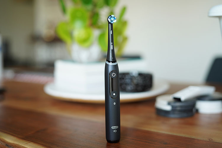 electric toothbrush on a table