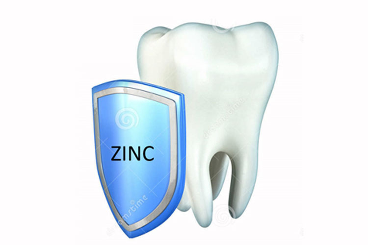 zinc shielding a tooth